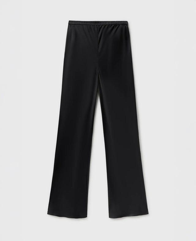 Bias Cut Black Pants