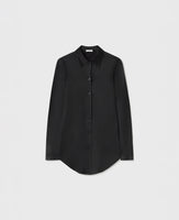 Bias Cut Black Shirt
