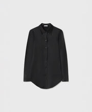 Bias Cut Black Shirt