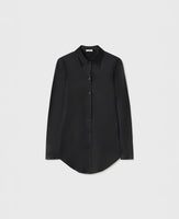 Bias Cut Black Shirt