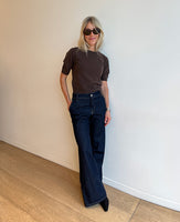 Skye Mid Rise Wide Starlight Trouser