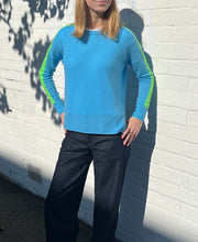 Arm Band Baby Blue/Green Knit