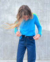 Arm Band Baby Blue/Green Knit