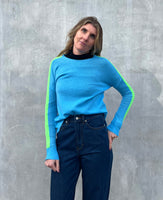 Arm Band Baby Blue/Green Knit