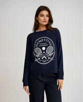 Hamptons Navy/White Sweatshirt