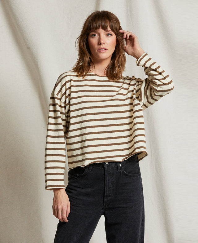 Taylor Striped LS Tee