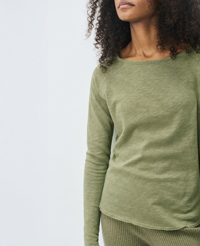 Son Boat Neck LS Tee