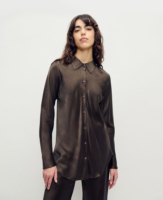 Bias Cut Mantis Shirt