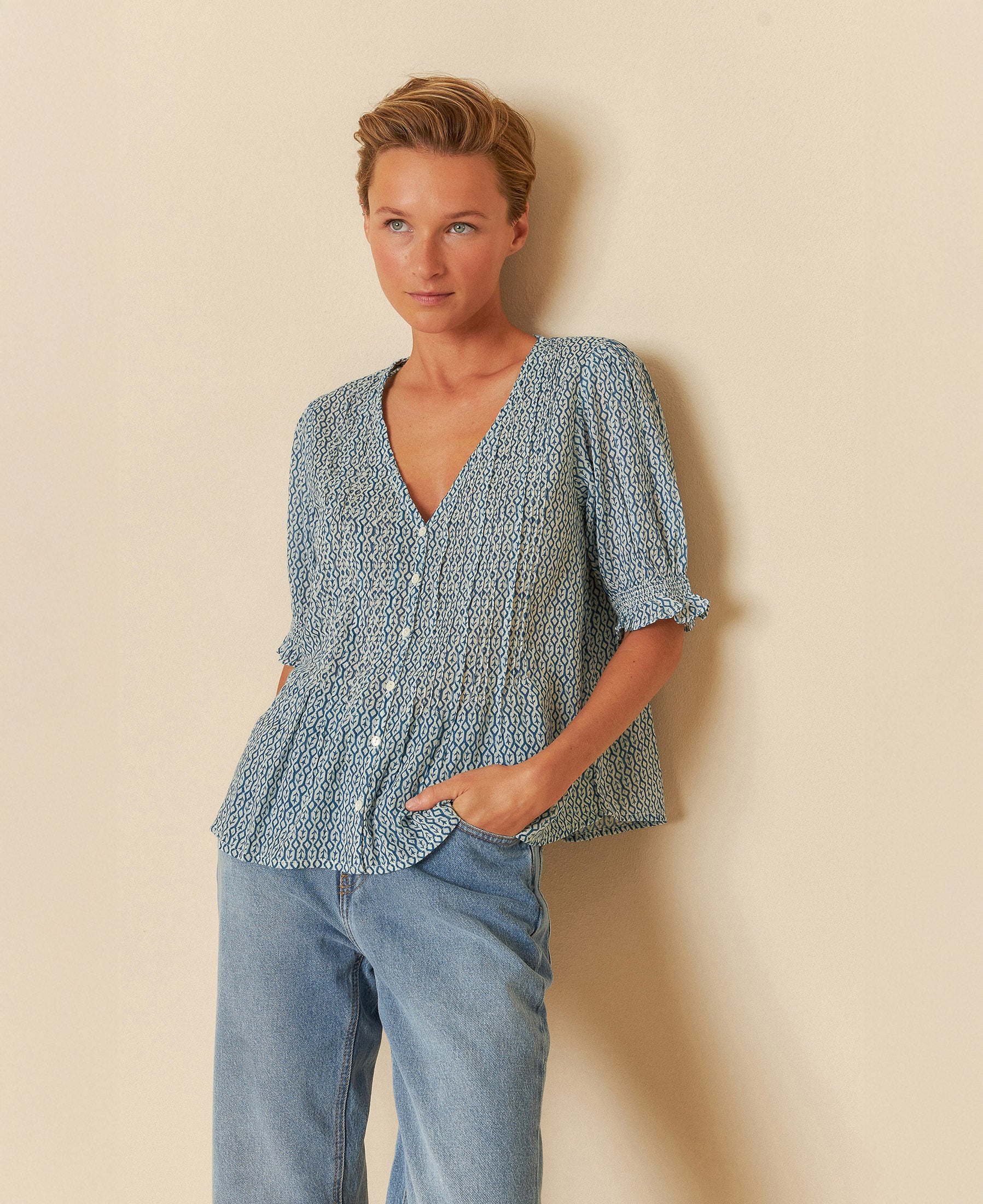 Printed Short Sleeve Shirt