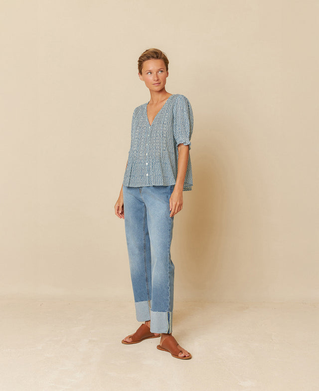 Printed Short Sleeve Shirt