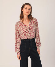 Printed Smocked Top
