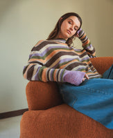 Round Neck Stripe Knit