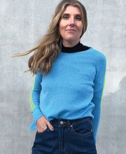 Arm Band Baby Blue/Green Knit
