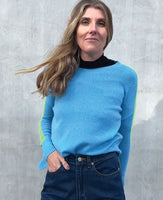 Arm Band Baby Blue/Green Knit