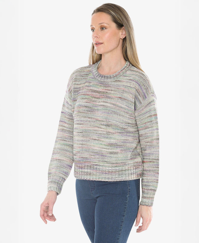 Multi Colour Pullover Crew