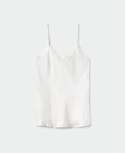 Bias Cut White Cami