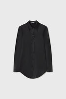 Bias Cut Black Shirt