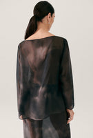 Audrey Chiffon Smoke Top