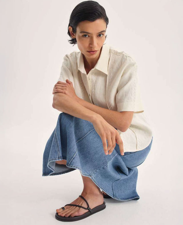 Jacque Denim Skirt
