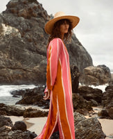 Moroccan Stripe Sunset Bazaar Dress