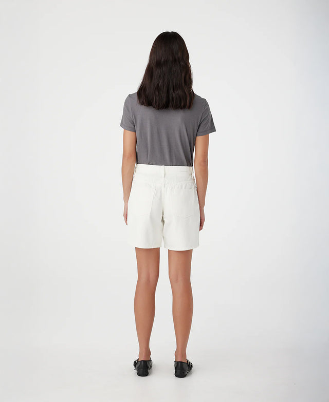 Martha Mid Rise Long White Short