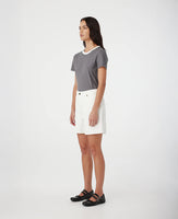 Martha Mid Rise Long White Short
