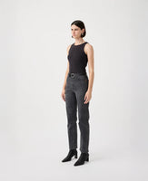 Zoe High Rise Straight Ink Jean