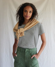 Harley Stripe Boxy Crew Tee