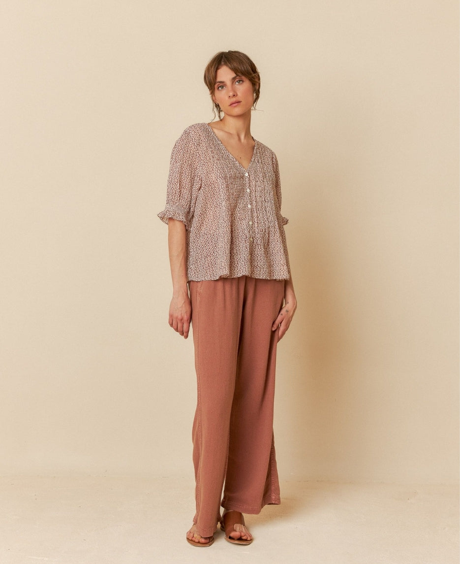 Printed Short Sleeve Shirt