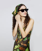 Scoop Neck Bug Camo Dress