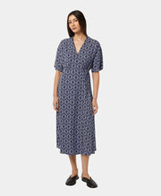 Jacquard Midi Wrap Dress