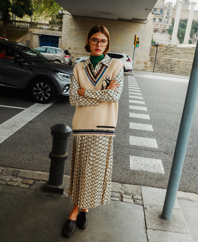 Pleated Skirt