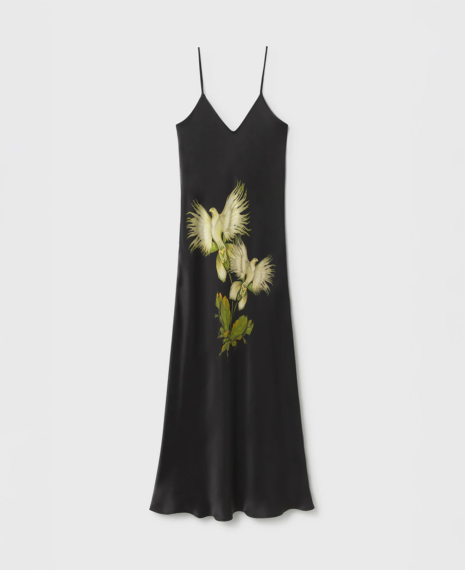 90s Egret Slip Dress