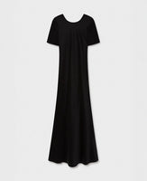 Bias Black SS Dress