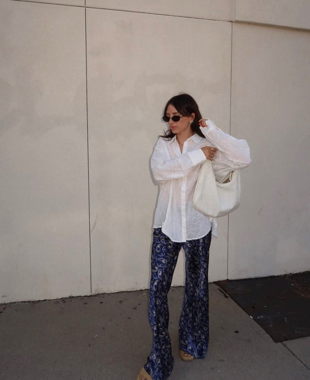 Bias Cut Hounds Paisley Pants