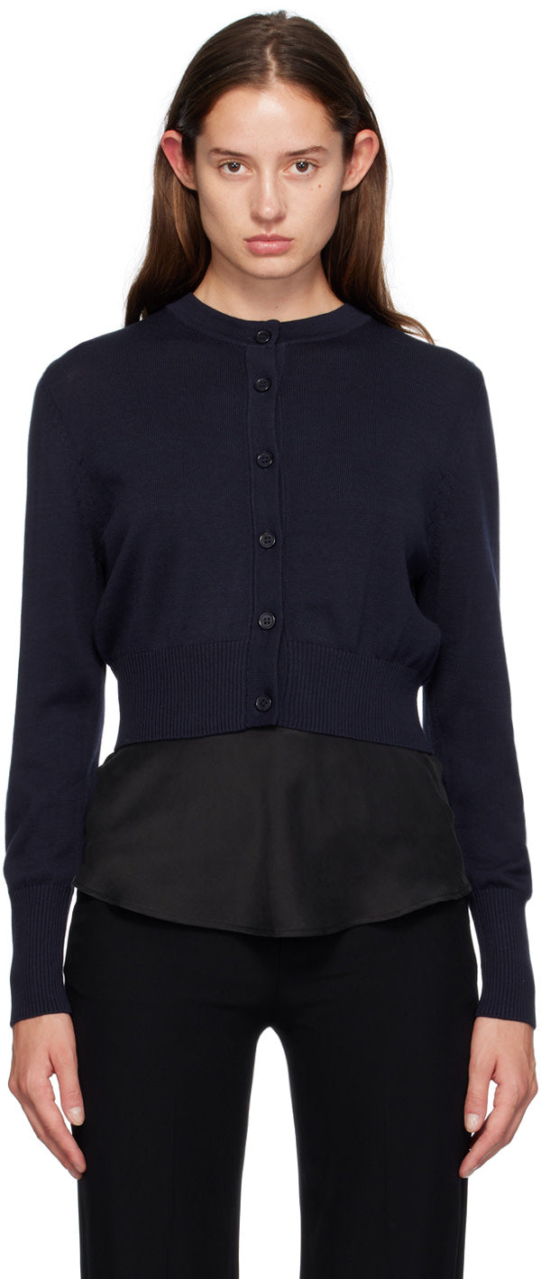 Cropped Midnight Cardigan