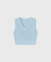 Wool Cornflower Sweater Vest