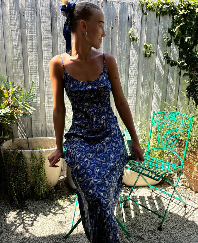 1996 Hounds Paisley Dress