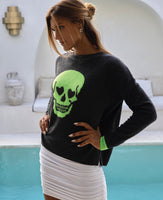 Skull Charcoal Sweater