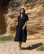 Contrast Stitch Dress