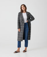 Satomi Check Coat