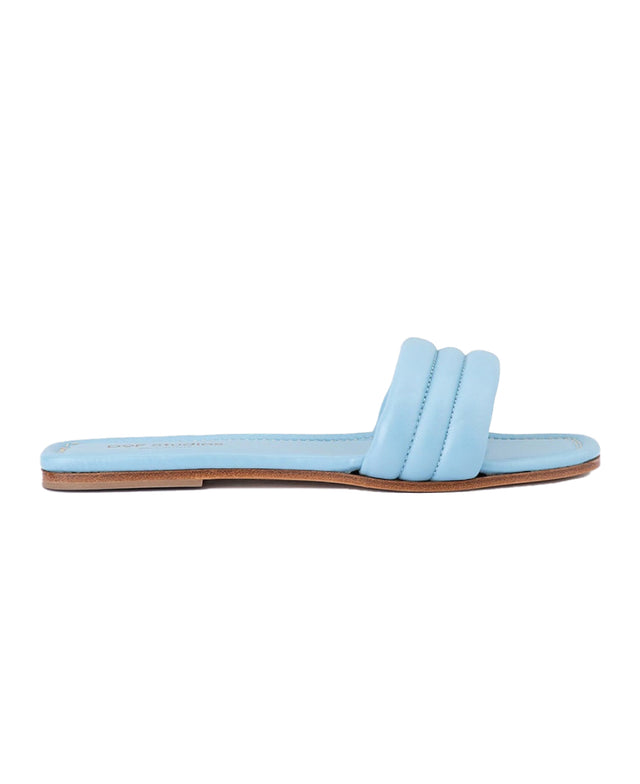 Savanna Azzurro Leather Slide