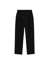 Twill Slouch Black Pants